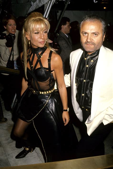 prof francesca versace|donatella versace and gianni.